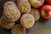 Muffins aux pommes et  l'rable