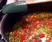 Soupe au boeuf, lgumes et barley