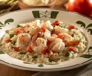 Risotto aux crevettes et aux asperges