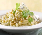 Risotto aux ptes orzo avec sauce crmeuse