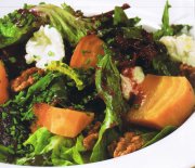 Salade de betteraves grillées, de noix