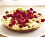 Tarte multifruits ananas framboises